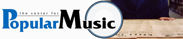 Center for Popular Music horizontal logo