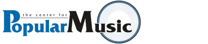 Center for Popular Music horizontal logo