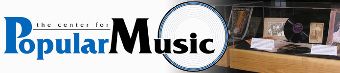 Center for Popular Music horizontal logo