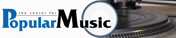 Center for Popular Music horizontal logo