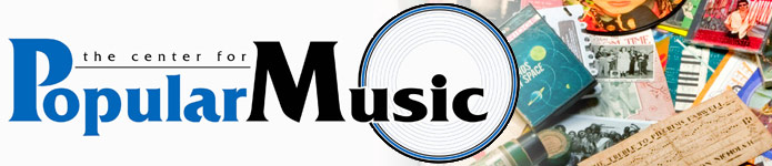 Center for Popular Music horizontal logo