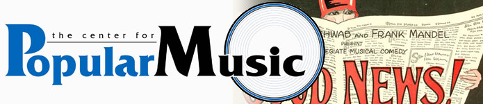 Center for Popular Music horizontal logo