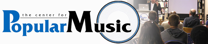 Center for Popular Music horizontal logo