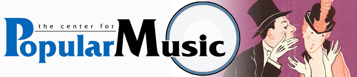 Center for Popular Music horizontal logo