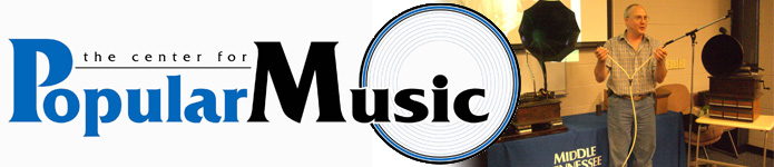 Center for Popular Music horizontal logo