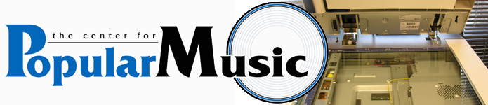 Center for Popular Music horizontal logo